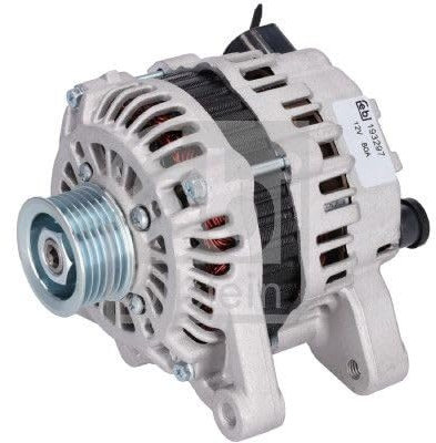 FEBI BILSTEIN Lichtmaschine 80A Generator LiMa 12V Alternator mit Riemenscheibe passend für PEUGEOT 207 (WA, WC) 207 SW (WK) 1007 (KM) 207 Stufenheck für CITROËN C2 Schrägheck (JM) 193297