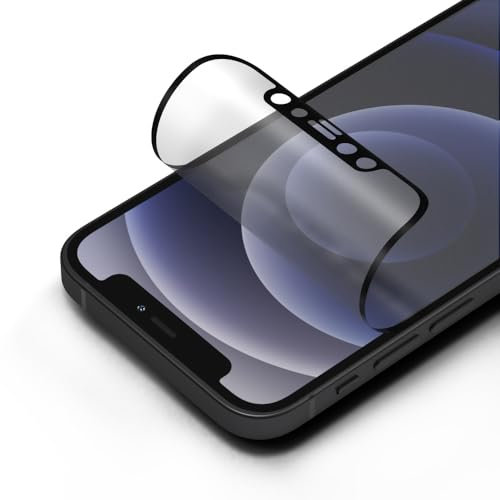 RhinoShield Impact Screen Pro Bildschirmschutz Matt kompatibel mit [iPhone 12 mini] | Überlegener Aufprallschutz, kratzfest, mit Blaulichtfilter, inkl. Ausrichtungsrahmen