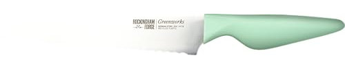 Rockingham Forge Greenworks Bread Knife 20cm, Green