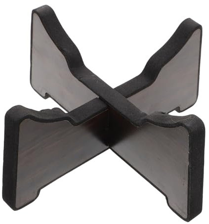 SHOWERORO Kleiner Handpan Halter Aus Holz 8-zoll Percussion Ständer Stabiler Zungentrommelständer Tragbares Musikinstrumenten Zubehör Für Handpan Und Zungentrommel