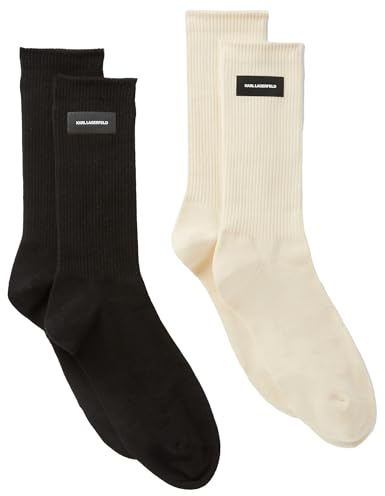 KARL LAGERFELD Herren K/Essential Logo Socks (2 Pack)