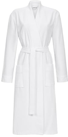 Ringella Frotteemantel mit Bindegürtel UNISEX Farbe weiss, Größe M