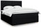 Sufrk Boxspringbett mit Matratze Betten Mit Matratze Schlafzimmer Bett Boxspringbett Mit Matratze Schwarz 180x200 cm Stoff - 3292130