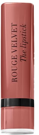 Bourjois, Rouge Velvet The Lipstick, barra de labios, 47 Rose Brûlé, 2.4 g