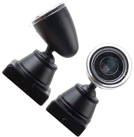 Gadpiparty 2stücke Miniatur Modell Für Sandtisch Dekoration Luminous Signal Lampen Für Eisenbahn-szenen DIY Mini Haus Landschaftsaccessoires Stilvolle Modelleisenbahn Beleuchtung