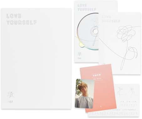 5th Mini Album [LOVE YOURSELF 承 'Her'] (O Ver.) Photobook + CD + Mini Book + Photocard + Sticker Pack + 1 Hand Mirror + 5 Extra Photos