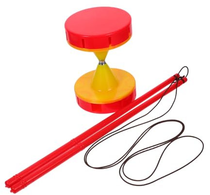 Toyvian 1 Ensemble Professionnel Bâtons et Corde pour Garçon Fille et Adultes pour Fitness et Tricks