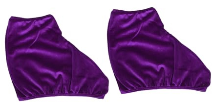 Schlittschuh Abdeckungen 1 Paar aus Polyester für Eis und Rollschuhe | Moisture Shielding, Simple Shape, für Halle und Zuhause, Passend für Eislaufschuhe und Quad Rollschuhe