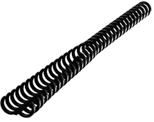 GBC Baguettes de reliure en plastique ClickBind, DIN A4, 12 mm, noir, vous recevrez 1 paquet, paquet de 50