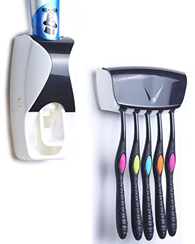 Gearmax® Dentifricio automatico Dispenser dentifricio spremiagrumi/dente portaspazzole Set