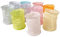 kadoh Papier-Lampions (10 St.) • Lichtertüten in Rainbow-Pastell • Partydeko für Hochzeit, Geburtstag, Fasching • Größe M