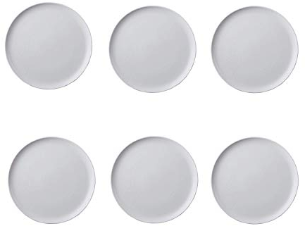 Jamie Oliver White on White Porcelain Side Plate 8 Set Of Six