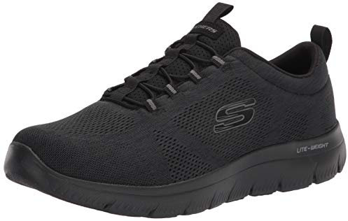 Skechers Men's Summits Louvin Loafer, BBK Black, 7.5 UK