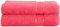 Mixibaby 2er Set Gästetuch Handtuch Duschtuch Badetuch Saunatuch Frottee Baumwolle 500gsm, Größe:Badetuch 100x150cm, Farbe:Pink