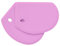 Lazymi Flexible Silicone Dough Scraper Cutter, Large (15.2×10.9CM) Heat-Resistant Pastry Scrapers Nonstick, Food Grade Bowl Scraper Bench Spatula for Baking Bread Sourdough Cake Pizza (2Pcs, Purple)