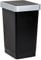 TATAY Cubo de Tapa Basculante Smart, 25L de Capacidad, Polipropileno, Libre de BPA, Bolsa Basura 30L, Color Negro, Medidas 26 x 34 x 47 cm, Talla única