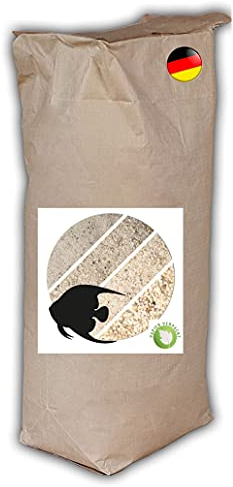 Anbobo Aquariumsand Natur weiß 25kg Aquarienkies 0,71-1,25mm Naturkies Aquariumkies Bodengrund papierverpackt