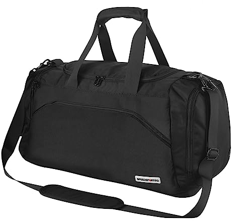 Speedsporting Sporttasche Männer Reisetasche Wasserdicht Fitnesstasche für männer mit Schuhfach Gym Fitness Tasche Sport Tasche Handgepäck Weekender Trainingstasche für Herren und Frauen