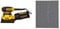 Dewalt DWE6411-GB DWE6411 Sheet Sander, Yellow/Black, 240 V, Set of 3 Pieces & Dewalt DTM3023QZ 120 Grit 1/4 Sanding Sheets (Pack of 5)