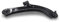 BESTPRICE 1x Querlenker Vorderachse, vorne unten rechts Kompatibel mit NISSAN MICRA C+C III (K12), MICRA III (K12), NOTE (E11, NE11)