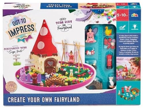 Out to Impress Create Your Own Fairyland - Fairy House & Garden Kit For Kids 5-10