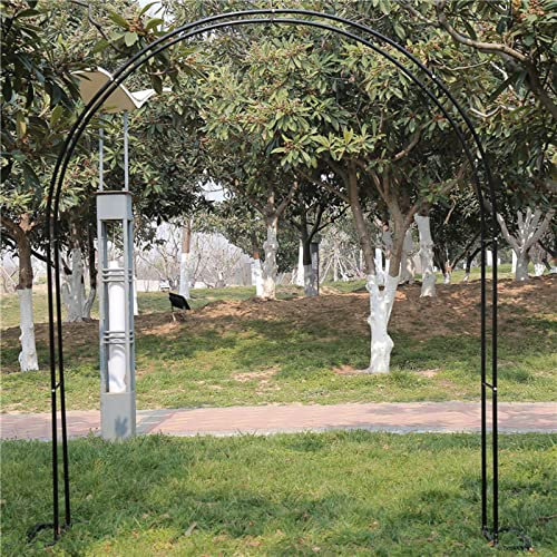 LYAH Arche De Jardin en Métal Cadre Largeur 120cm 140cm 180cm 200cm 240cm 280cm 300cm 350cm Grand Arceau À Rosiers pour Plantes Grimpantes, Arcade De Mariage, Facile À Assembler (Size : 140x230x40CM)