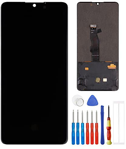 E-YIIVIIL TFT Display Kompatibel mit Huawei P30 ELE-L29, ELE-L09, ELE-AL00 6.1 LCD Display Touch Screen Assembly with Tools Schwarz NO Fingerprint（Kein Rahmen）