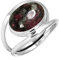 Jeweloporium 925 Silber Ringe für Frauen Rot Natürlich Eudialyt mit Stein Handgefertigt Silber Ringe Größe 68(21.6) Engagement Geschenk Mode Schmuck