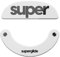 Superglide2 Texturierte Mauspads für Pulsar X2 Series kabellose Gaming-Maus, aus robustem, langlebigem Glas, Weiß