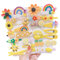 28 Pezzi Graziosi Fermagli per Capelli Moda Ragazze Accessori per Capelli Fiore Frutta Colorato Arcobaleno Caramelle Dessert Set di Graziosi Fermagli per Capelli Animali Clip in Metallo (Giallo)