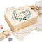 WaldWicht - Personalisierte Erinnerungskiste Erinnerungsbox aus Holz als Geschenk zur Taufe Taufgeschenk Patenkind Babygeschenk zur Geburt Holzkiste für Taufkerze oder Taufkleid Box Kiste aus Holz