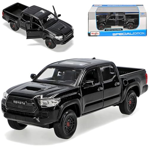 T*o*y*o*t*a Tacoma Pick-Up Schwarz 3. Generation 2015-2023 1/27 Modell Modell Auto