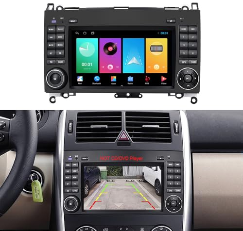 Android Autoradio mit Navi GPS CD Player Carplay Android Auto Canbus Auto Radio Ersatz für Mercedes Benz Viano W639 Vito/Mixto W639 109 111 113 115/W168/W203 /W463/Vaneo 414/C208 C209 W209/W210