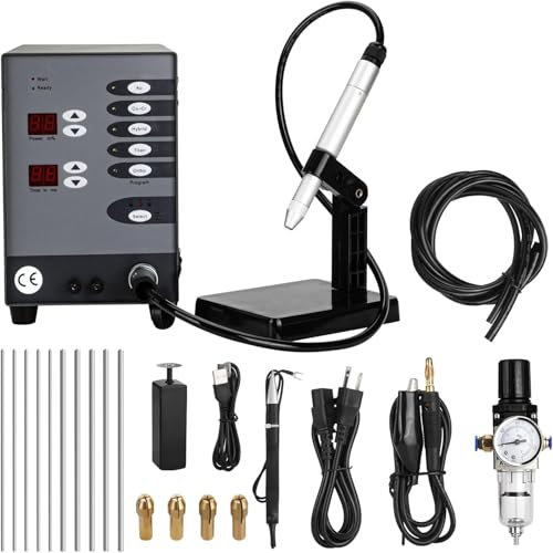 LwiftGal Jewelry Welder Machine, Portable Jewelry Welder Gold Silver Platinum Copper Stainless Steel Welding Machine Professional Precise Spot Welder