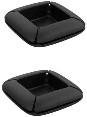 QUMIIRITY 2pcs Earphone Winder Cable Clip Storage Boxes Cellphone Charger Earphone Cable Winder Mobile Phone Winder Earphone Cord Wrapper Data Cable Winder Earphone Cord Winder Black