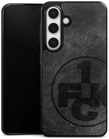 Slim Case extra dünn kompatibel mit Samsung Galaxy S24 Silikon Handyhülle schwarz Hülle 1. FC Kaiserslautern 1. FCK Beton