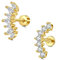 LAURITAMI Gold Helix Piercing Edelstahl 16G Zirkonia Ohr Tragus Knorpel Ohrring Ohrpiercing Ohrstecker 8mm