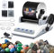 Stone Tumbler Poliermaschine - Professionelles Rock Tumbler Polierer Kit mit elektrischer Vibrationsfunktion, Timer-Knöpfen und abnehmbarem Edelsteinpolierer