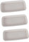 Garneck 3Pezzi Vassoi Rettangolari per Fioriere Sottovasi per Vasi da Trays Antiscivolo e Resistenti all Beige