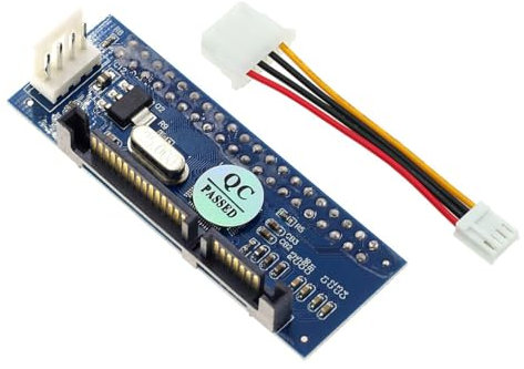 AMSLSIU IDE zu SATA Festplatte 3,5 Zoll HDD DVD 40Pin Konverter Desktop Power Motherboard Anschluss Elektronischer Adapter
