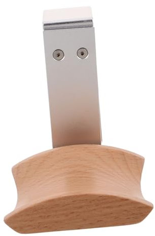 DOITOOL Multi-functional Headset Holder Wooden Headphone Display Stand over Ear Headphone Rack Metal Hook for Desk Easy to Install for Office