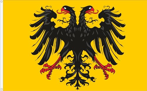 STANDARD DEL SACRO IMPERO GERMANO ROMANO. S.XV. STANDARD MEDIEVALE. Qualità RASO Premium 120D. Dimensioni grandi L150 x 90 cm