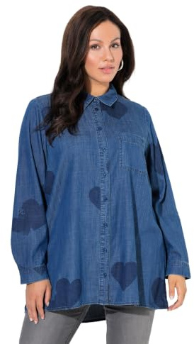 Ulla Popken Damen Hemdbluse