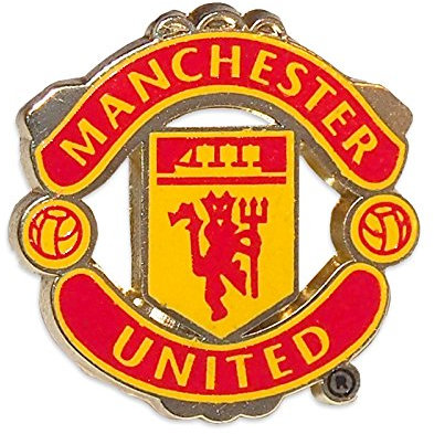 Manchester United FC Official Football Gift 1 Pack Crest Pin Badge