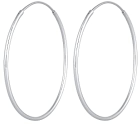 Elli Ohrringe Damen Creolen Basic Klassisch in 925 Sterling Silber