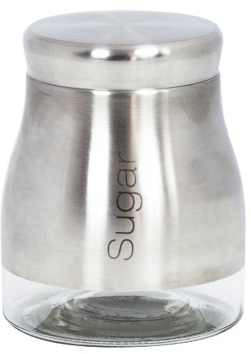 Sabichi Sugar Jar, Glass, Silver