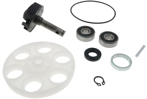 2EXTREME kit reparación bomba agua Minarelli compatible con Yamaha Aerox 50 | Con rueda de arrastre; compatible con MBK Nitro 50, compatible con Aprilia SR 50 LC, compatible con Malaguti F15 y F12 50 LC.
