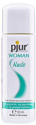 pjur WOMAN Nude (30ml) - Natürliches Gleitgel auf Wasserbasis - frei von Konservierungsstoffen & Parabenen - speziell für Frauen