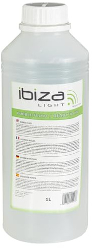 Ibiza - BUBBLE1L - Liquido per bolle Premium - 1 litro - Prodotto in Francia - Macchine per bolle - Giocattoli per bolle - Miscela per bolle - Bambini e adulti - Feste, compleanni - Miscela di sapone