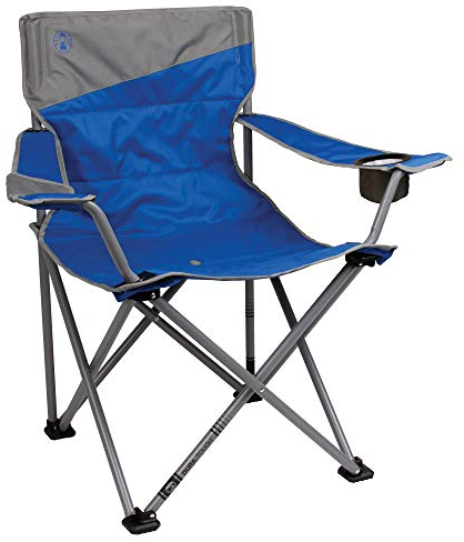 Coleman 4012374-SSI Big-n-Tall Quad Silla, Sintético, Azul/Gris